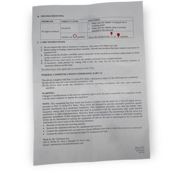 Mr. Christmas Animated Tree Topper-Carousel Christmas Decoration - Picture 11 of 12